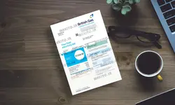 فایل لایه باز قبض گاز انگلیس (British gas bill)