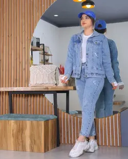 کت نیم تنه جین کد 328