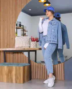 کت نیم تنه جین کد 328