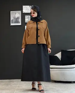 کت نیم تنه جلو دکمه کد