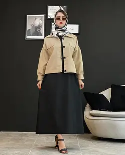کت نیم تنه جلو دکمه کد