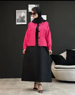 کت نیم تنه جلو دکمه کد