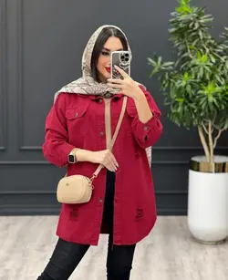 شومیز کتان رنگی کد543