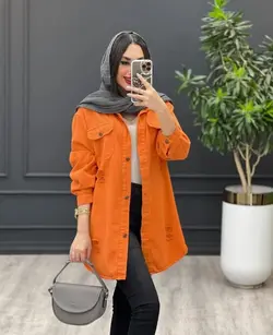 شومیز کتان رنگی کد543