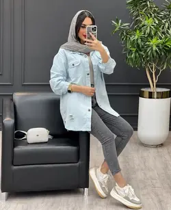 شومیز کتان رنگی کد543