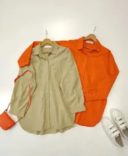 مانتو اسپرت تک جیب پوپلین کد545