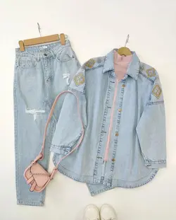 جین تُرك گلدوزی پرطرفدارکد643