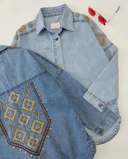 جین تُرك گلدوزی پرطرفدارکد643