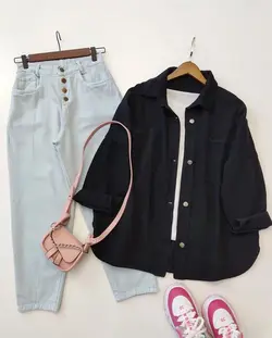 شومیز کتان لانگ کد738