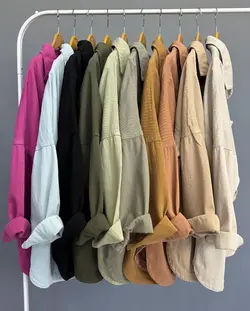 شومیز کتان لانگ کد738