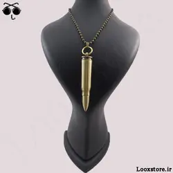 گردنبند فندک بنزینی با طرح فشنگ (گلوله)