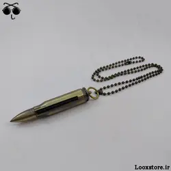 گردنبند فندک بنزینی با طرح فشنگ (گلوله)
