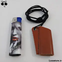 فندک غلاف دار گردنی مشکی