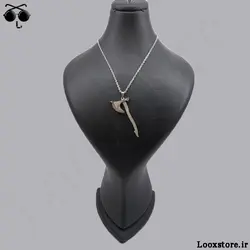 گردنبند طرح تبر درخت زنجیری