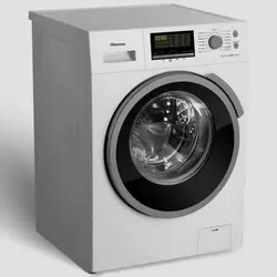 ماشین لباسشویی هایسنس 8 کیلویی سیلور مدل WFH8012DS