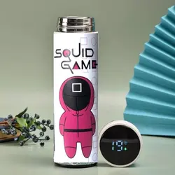 Thermos Water Bottle – فلاسک هوشمند انیمه طرح Squid Game