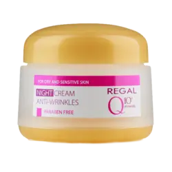 کرم ضد چروک شب کیوتن رگال مناسب پوست های خشک و حساس ۵۰ میلی لیتر