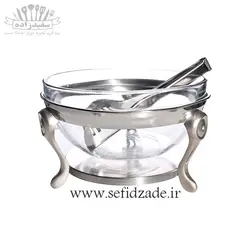 سوفله سالاد خوری استیل سلینا مدل نگین 93511