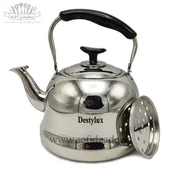 کتری لوله دار استیل دستی لوکس 4 لیتری