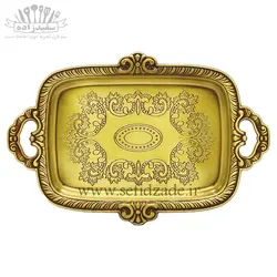 سینی پذیرایی مستطیل سلینا مدل ونوس آنتیک کد 3123