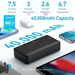 پاور بانک انکر Anker 347 Power Bank A1377 ظرفیت 40000 میلی آمپر | میامارکت