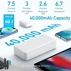 پاور بانک انکر Anker 347 Power Bank A1377 ظرفیت 40000 میلی آمپر | میامارکت