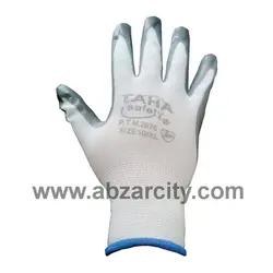 دستکش کار کف طوسی