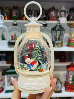 فانوس آدم برفی چراغدار،دکوری کریسمس