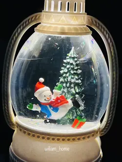 فانوس آدم برفی چراغدار،دکوری کریسمس