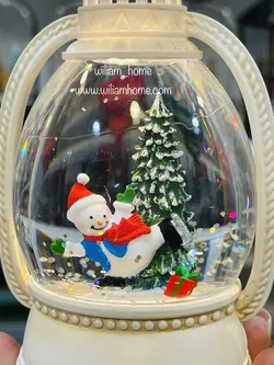 فانوس آدم برفی چراغدار،دکوری کریسمس