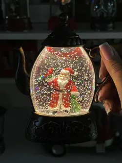 قوری بابانوئل چراغدار،دکوری کریسمس