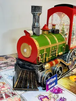 موزیک باکس قطار آدم برفی کریسمس،چرخشی