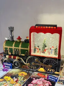 موزیک باکس قطار آدم برفی کریسمس،چرخشی