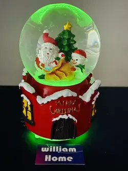 گوی موزیکال کریسمس،سایز متوسط7297-8-A