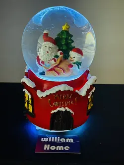 گوی موزیکال کریسمس،سایز متوسط7297-8-A