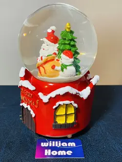 گوی موزیکال کریسمس،سایز متوسط7297-8-A