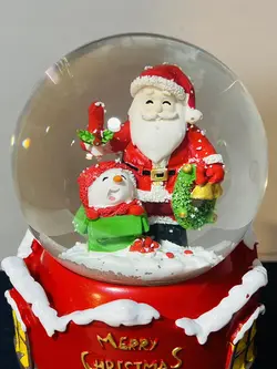 گوی موزیکال کریسمس،پمپی چرخشی6941-4-A
