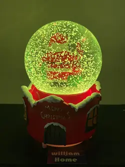 گوی موزیکال کریسمس،پمپی چرخشی6941-4-A