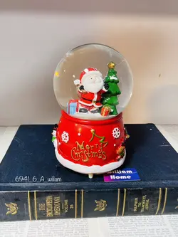 گوی موزیکال کریسمس،پمپی چرخشی6941-6-A