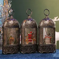 موزیک باکس فانوس آدم برفی،طرح قفس