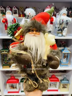 بابانوئل رقصان موزیکال ،قرمز عروسک دار