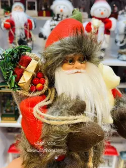 بابانوئل رقصان موزیکال ،قرمز عروسک دار