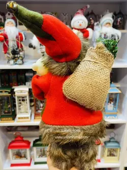 بابانوئل رقصان موزیکال ،قرمز عروسک دار