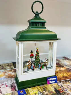 فانوس موزیکال دهکده کریسمس،سبز