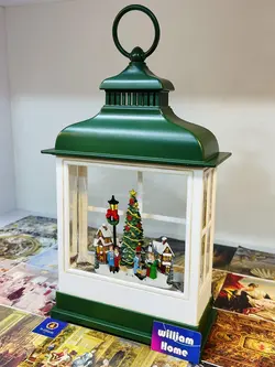 فانوس موزیکال دهکده کریسمس،سبز