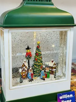 فانوس موزیکال دهکده کریسمس،سبز