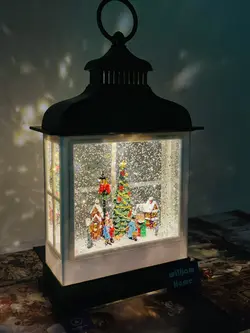 فانوس موزیکال دهکده کریسمس،سبز