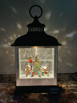 فانوس موزیکال دهکده کریسمس،سبز