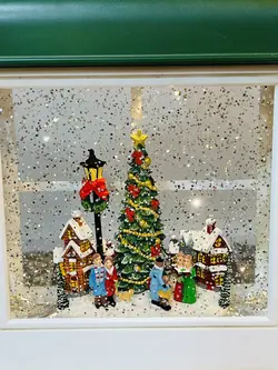 فانوس موزیکال دهکده کریسمس،سبز