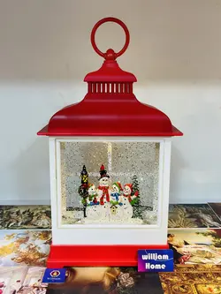 فانوس موزیکال آدم برفی ها، قرمز